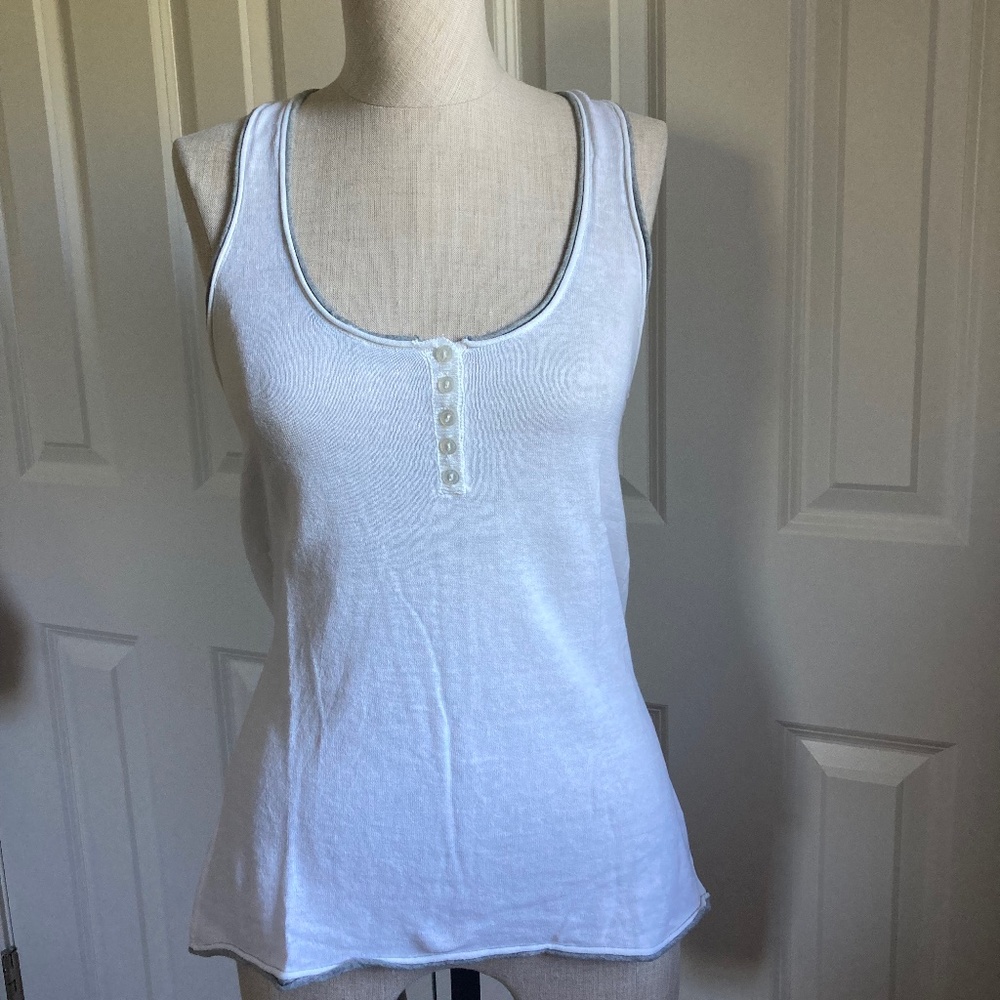 French Brand Bérénice White & Grey top tank